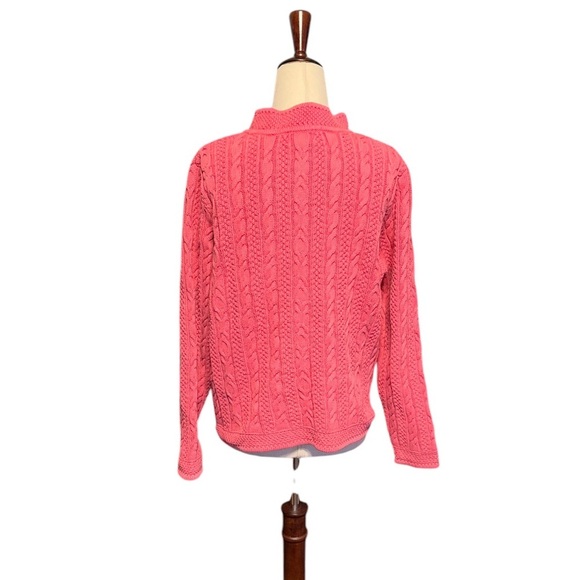 Vintage L.L. Bean Cable knit Sweater - Picture 2 of 4